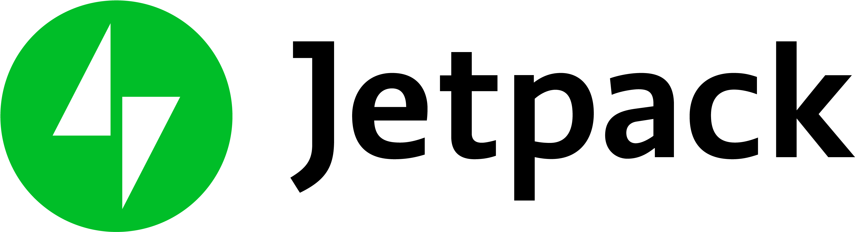 Horizontal White Logo Jetpack Wordpress Icon Png