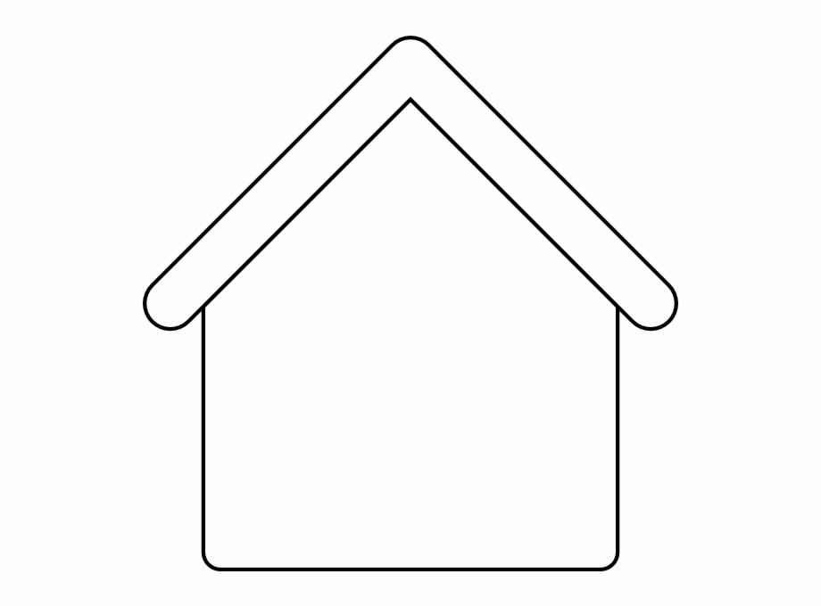 House Outline Template Clip Art