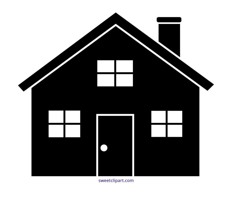 Houses Clipart Black And White House Clipart