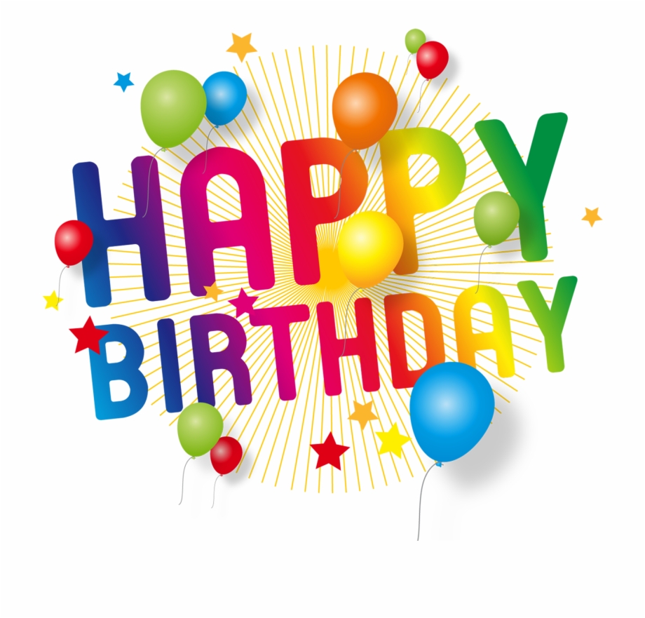 Happy Birthday Png - Happy Birthday Logo Png - Free Transparent PNG Clipart  Images Download