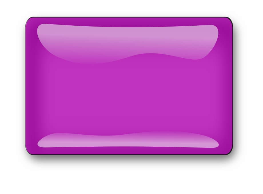 Button Clipart Purple Button 3D Shape Vector Png