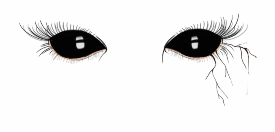 black eyes transparent
