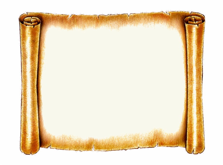 Scroll Png Transparent Images Scroll Gold No Background - Clip Art Library