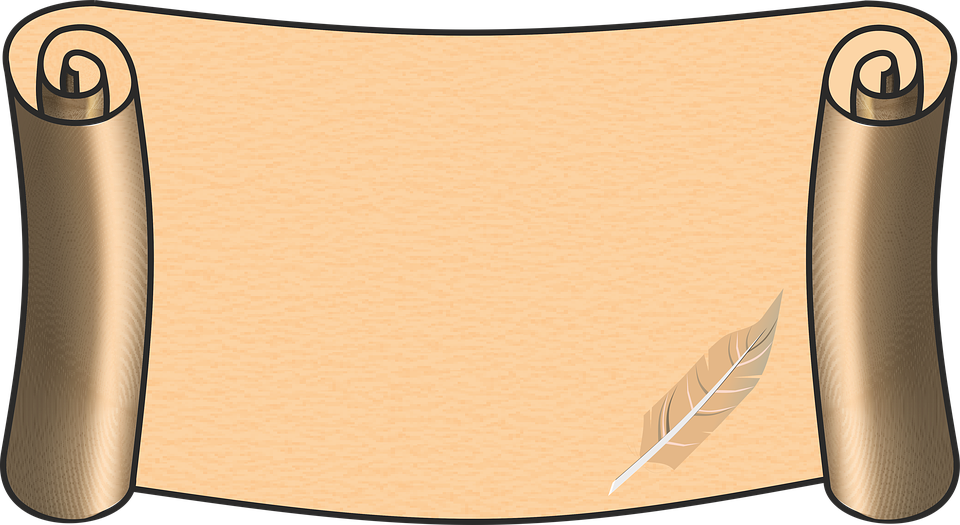 Blank paper scroll png illustration 8499991 PNG