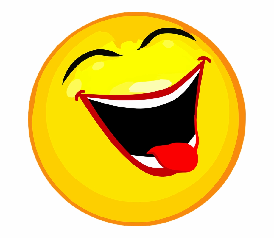 Smiley Laughing Face Happy Laugh Expression Funny Smiley - Clip Art Library