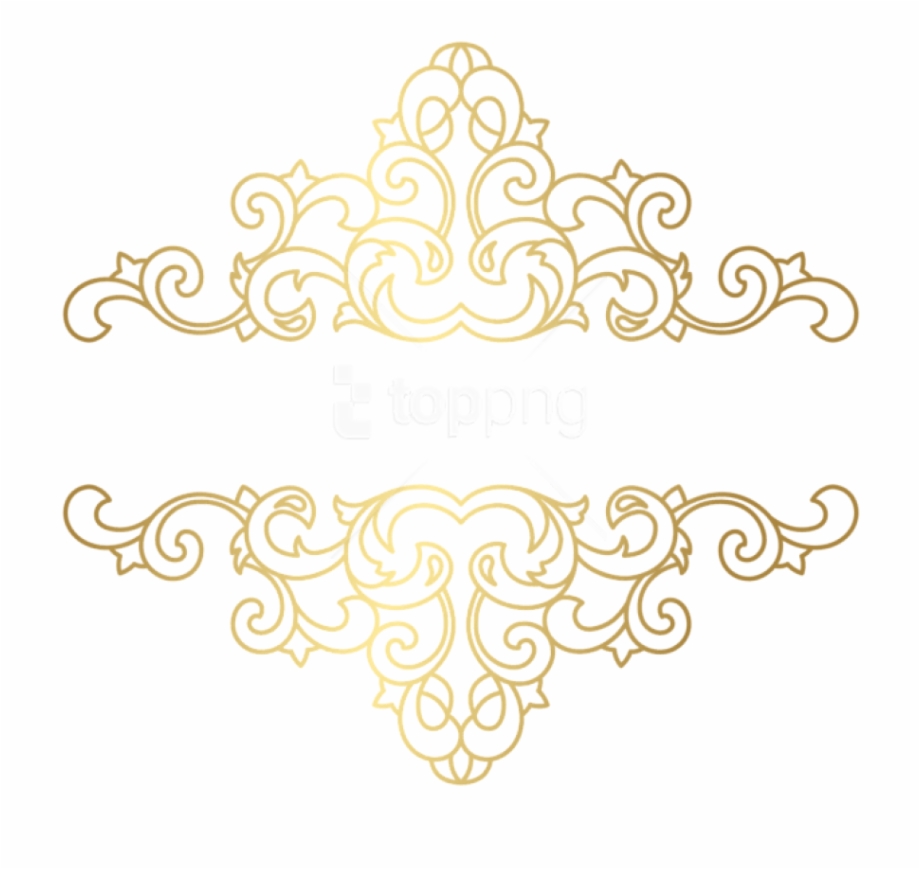 Казахский орнамент золотой