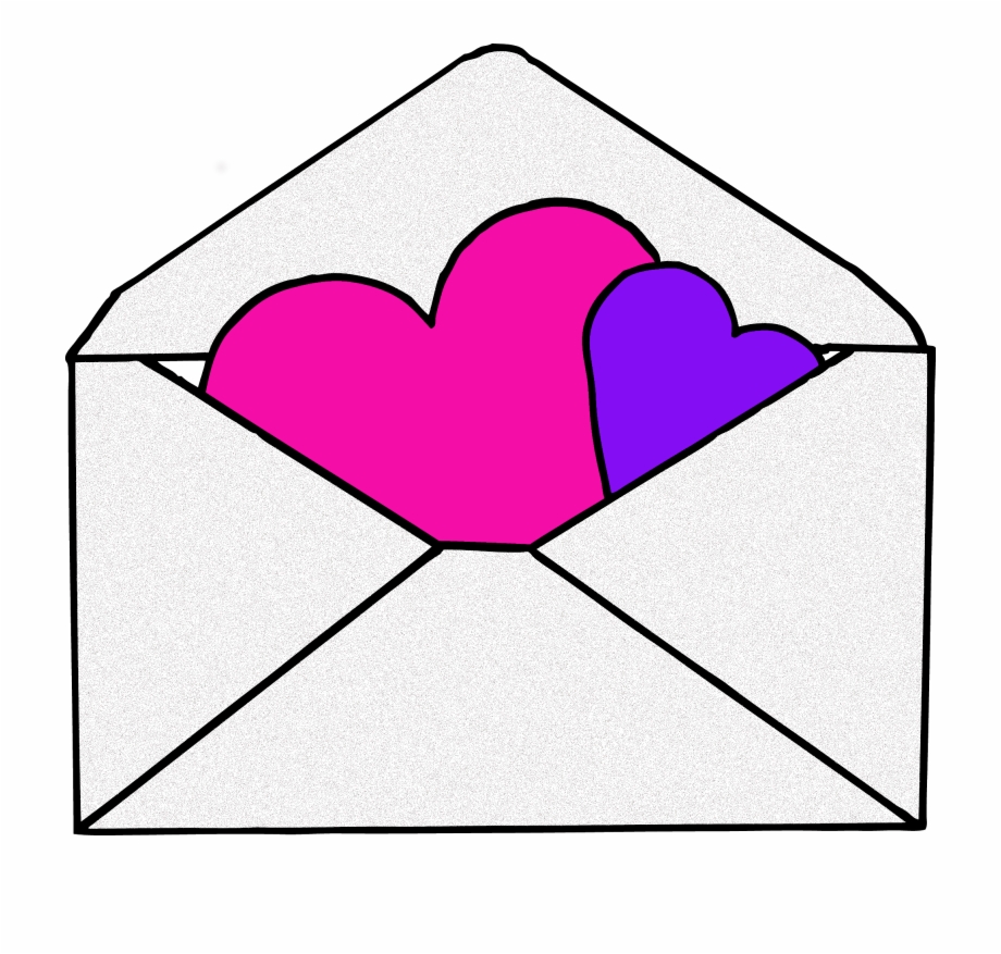 Cute Envelope Png Envelope With Heart Clipart