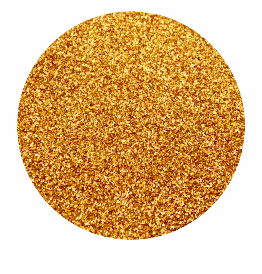 Egyptian Artglitter Gold Sparkle Gold Circle