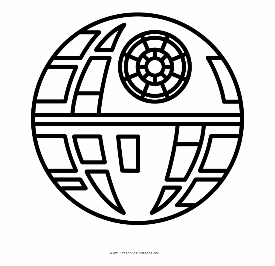 Death Star Coloring Page Star Wars Mickey Head