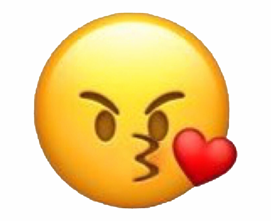 Emoji Heart Kiss Kissemoji Angry Mad Love Heartemoji
