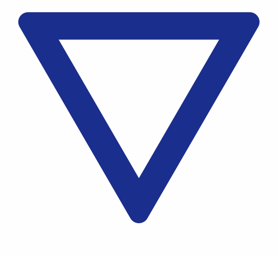 Kristymlopez Blue Yield Sign