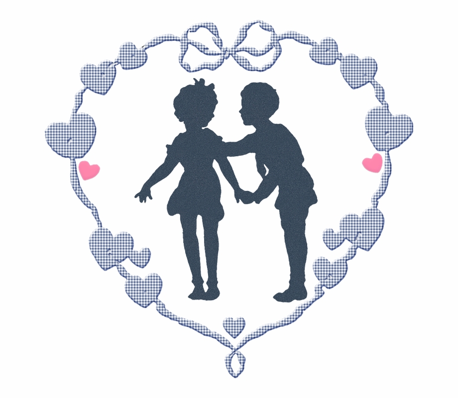 Heart Vintage Children Boy Girl Lace Ornament Valentines
