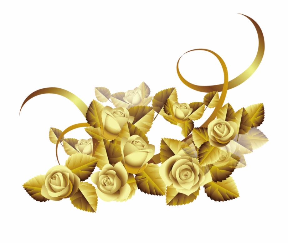 Free Gold Flowers Png, Download Free Gold Flowers Png png images, Free ...