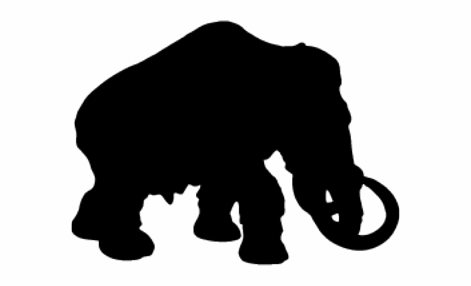 woolly mammoth silhouette png
