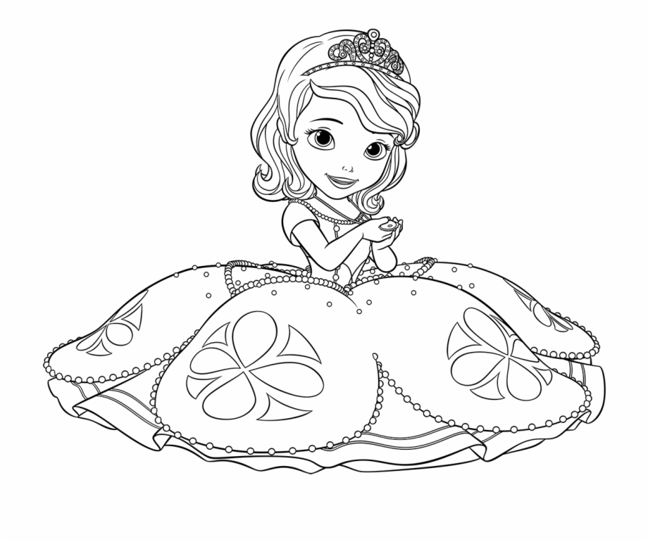 Top Disney Princess Sofia The First Coloring Pages