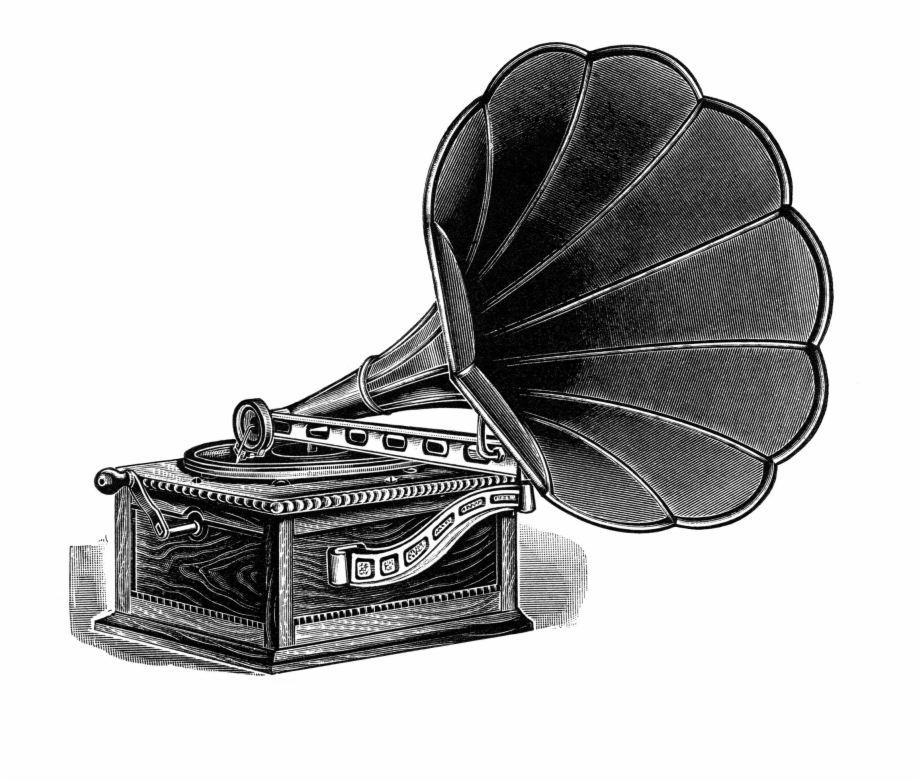 Phonograph Music Clip Art Gramophone Transprent Png Phonograph