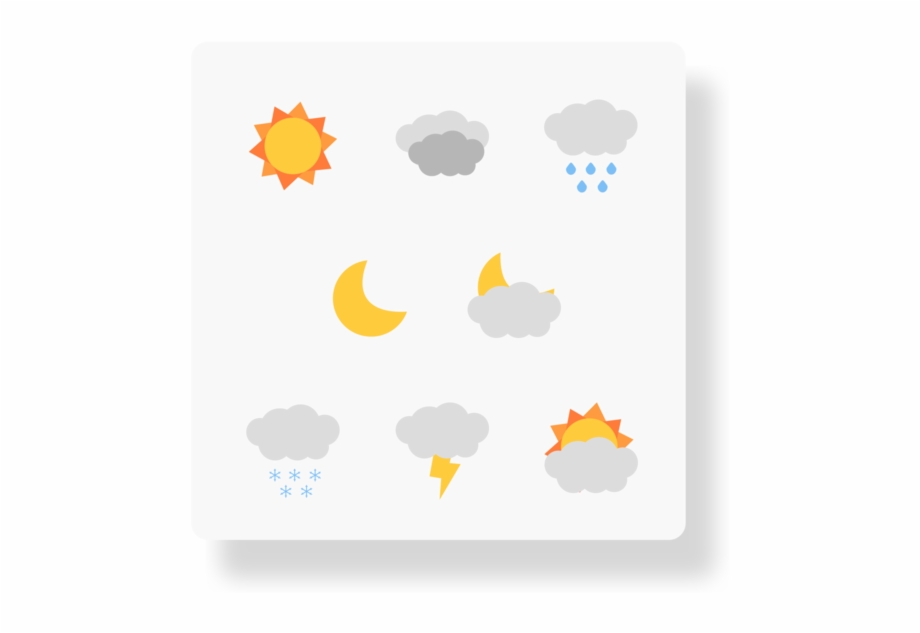 Weather forecasting Symbol Clip art - Transparent Weather Cliparts png ...