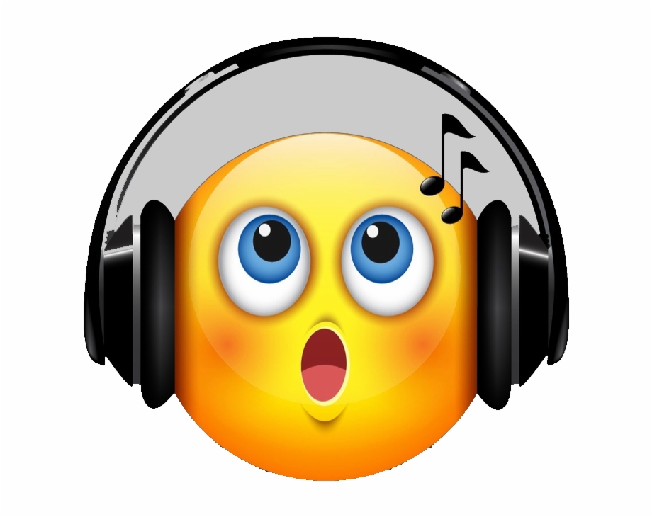 Headphones Emoji Singing Emoji Transparent
