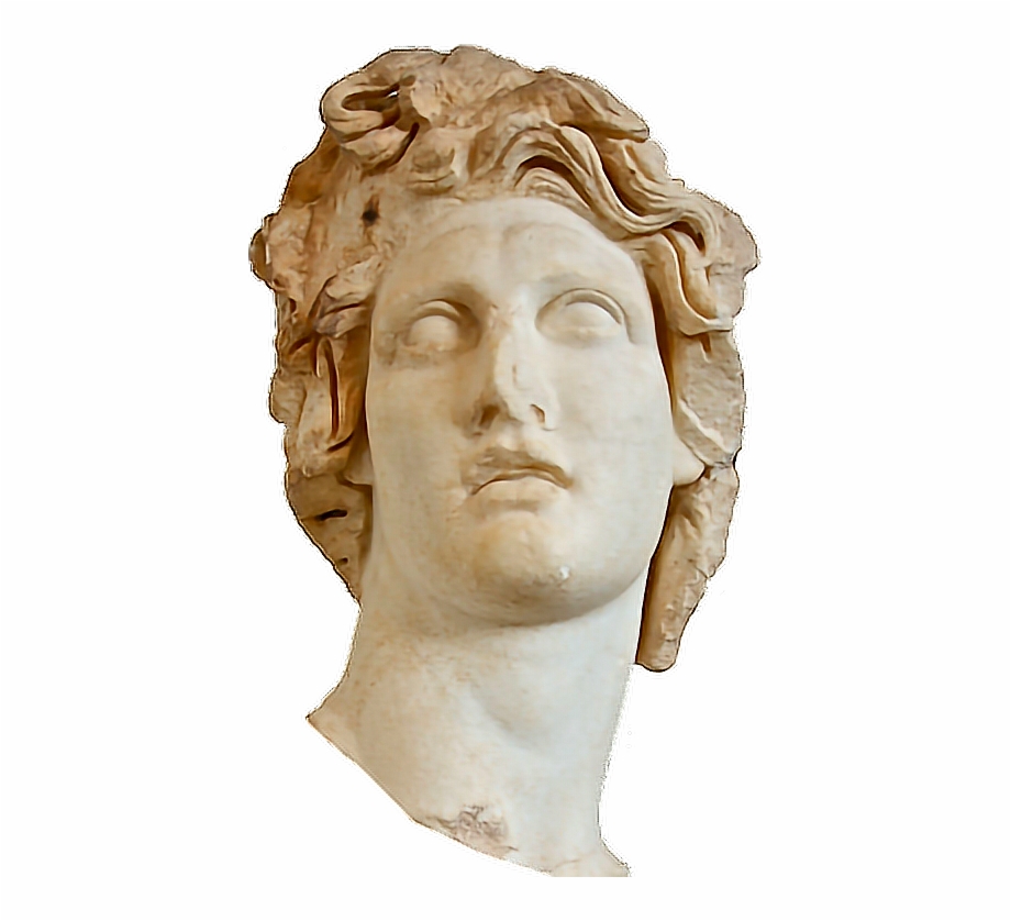 Aesthetic Vaporwave Roman Vaporwave Greek Statue Png