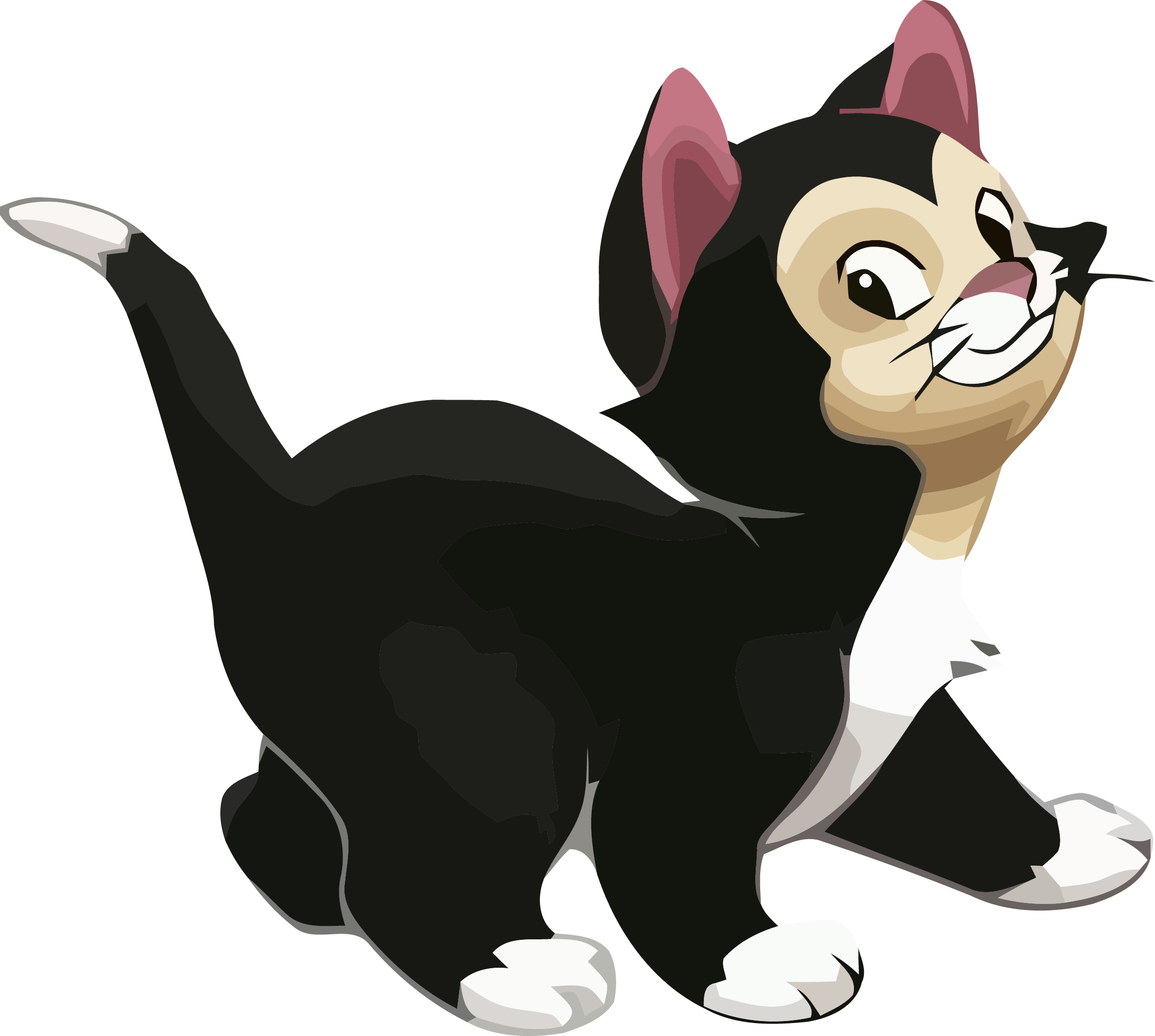 Black Cat Clipart Png Pinocchio Cat