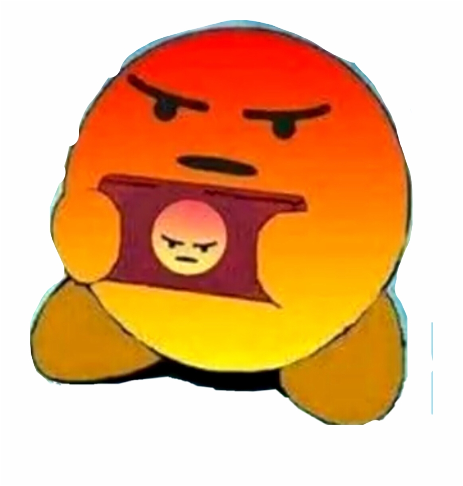 Kirby Mad Triggered Funny Red Memes Angry Kirby