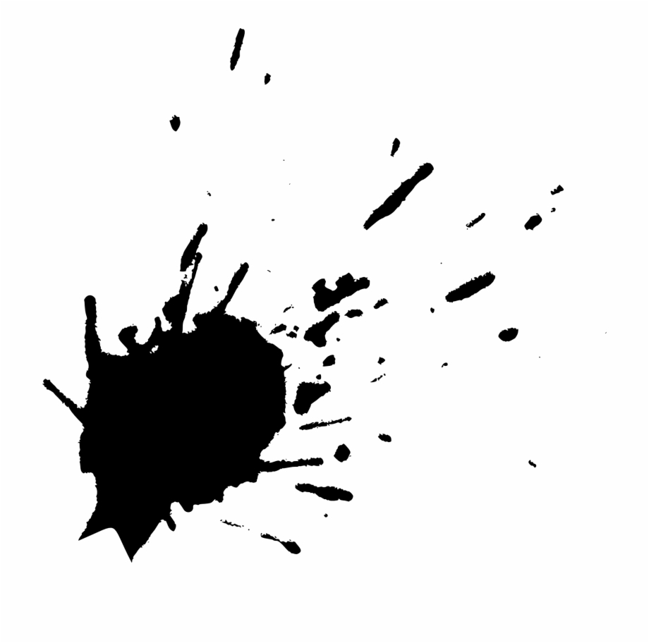 Transparent Black Splatter Paint 264564 Black Splattered Blood