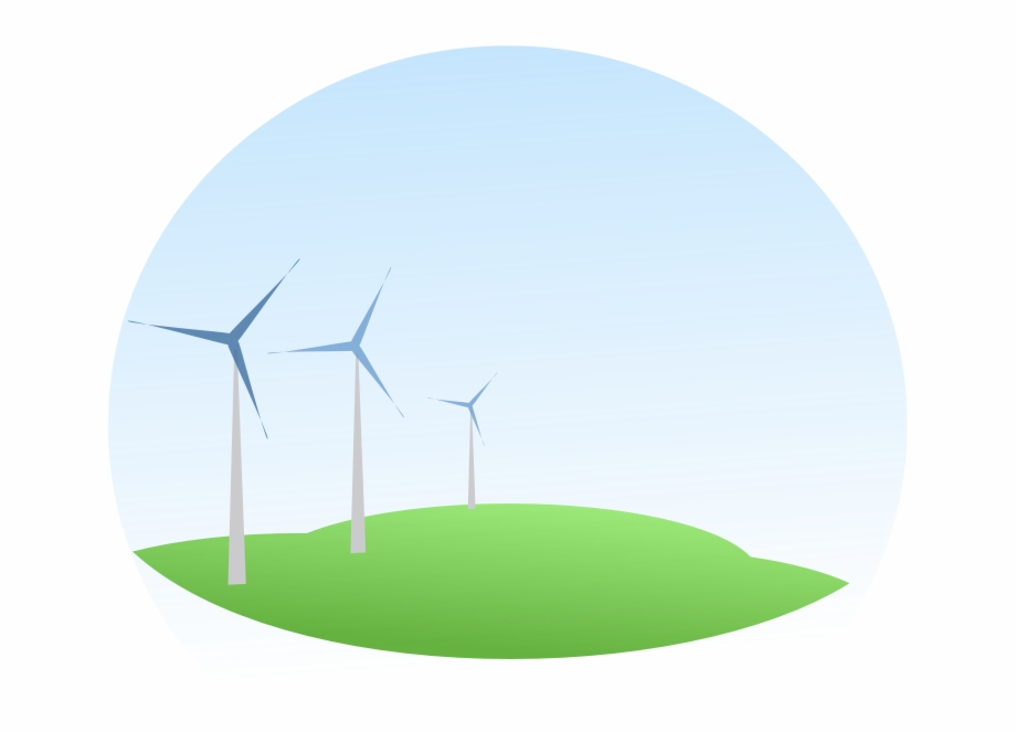 Clipart Wind Mills Wind Energy Transparent Background