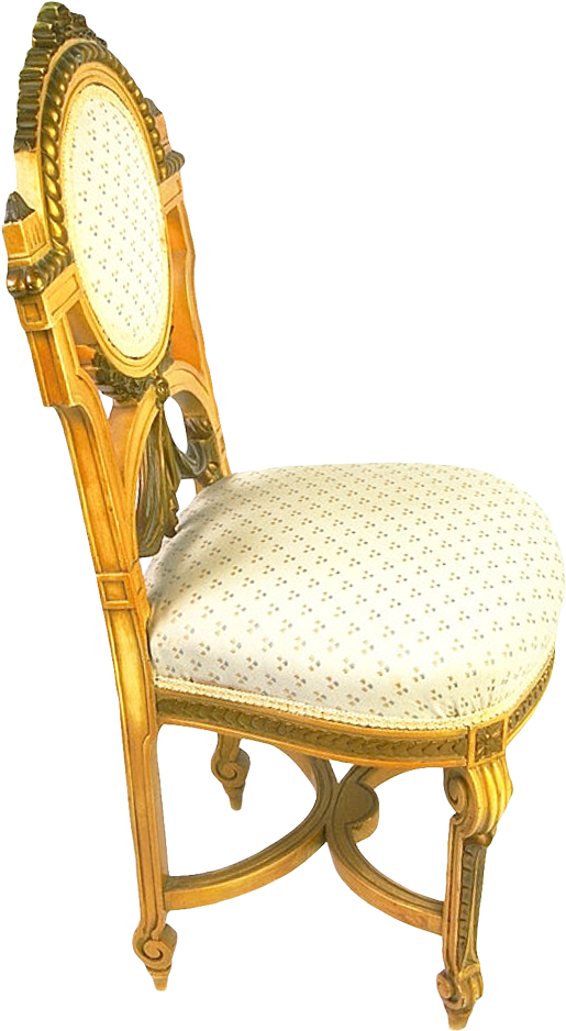 650 X 1022 Golden Chair Png