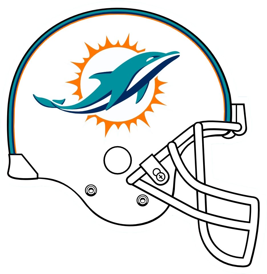 Miami Dolphins Miami Dolphins Retro Logo - Clip Art Library