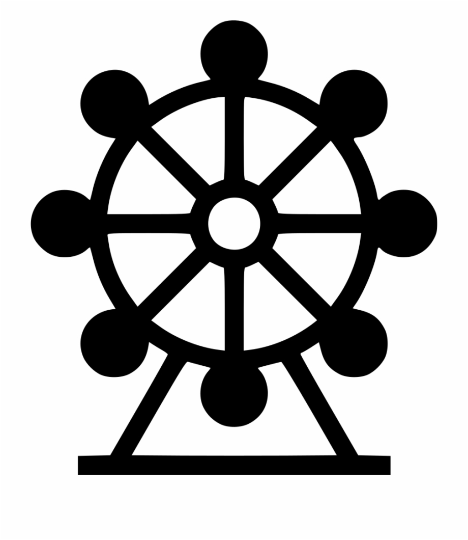 ferris wheel silhouette logos