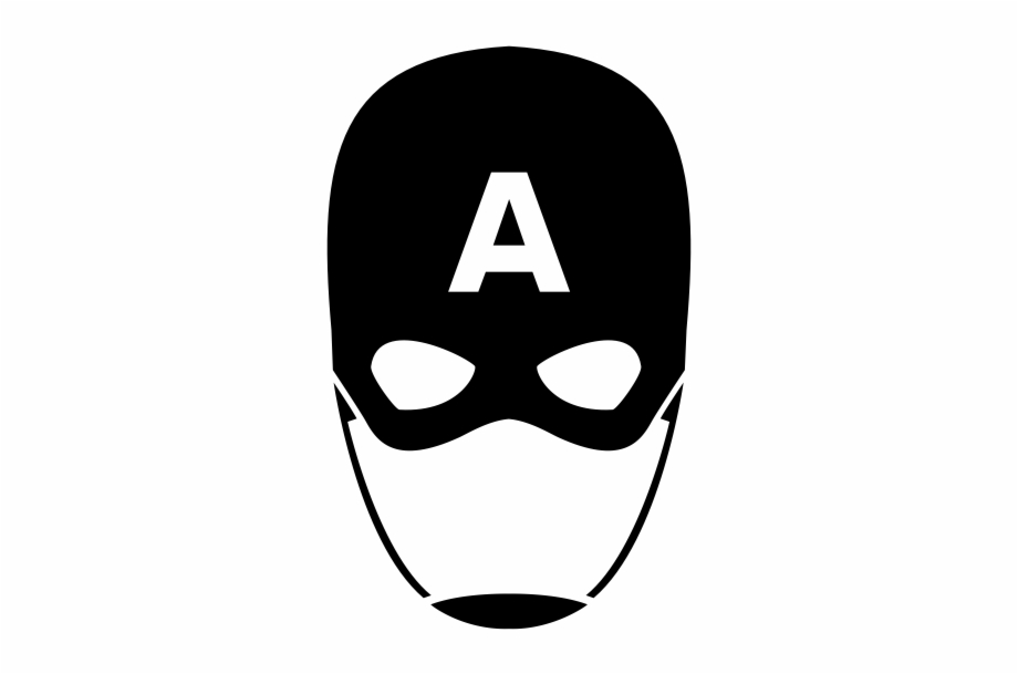 Captain America Mask Png Captain America Mask Black