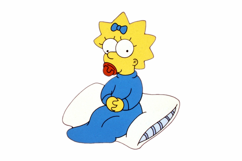 Cartoon Characters Simpsons Png Maggie Simpson - Clip Art Library