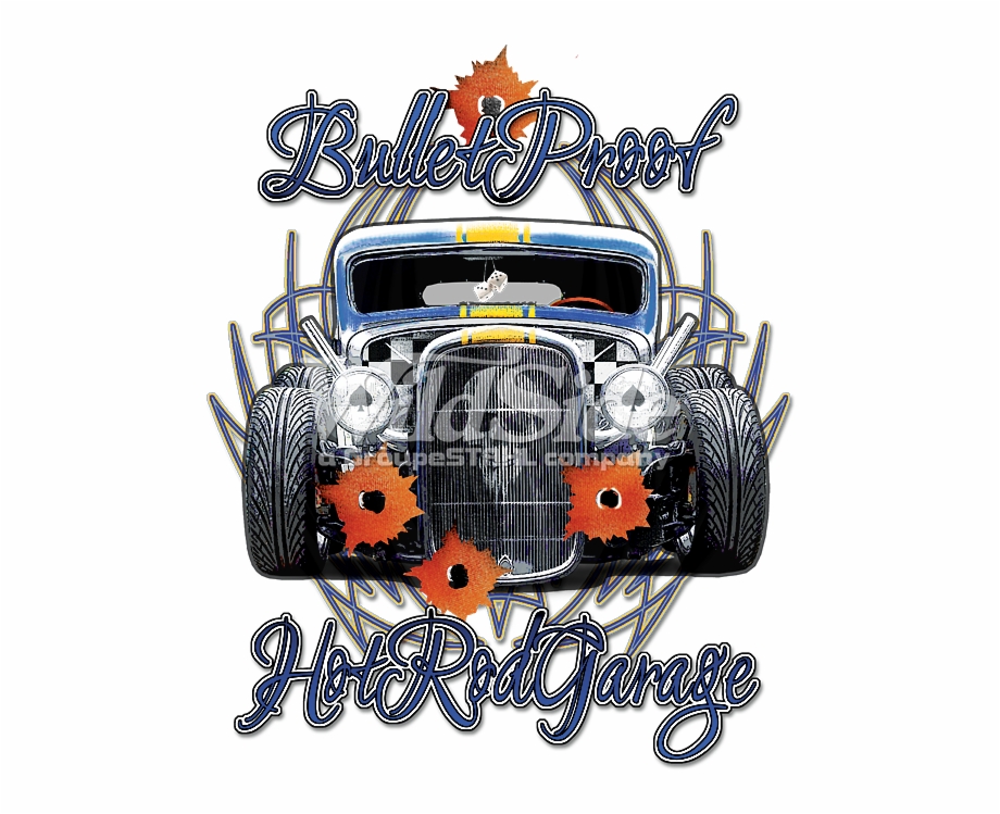 Bullet Proof Hot Rod Garage Antique Car