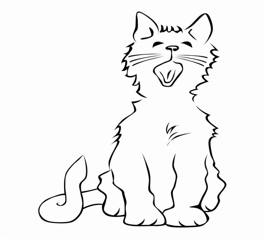 Kitten Meow Norwegian Forest Cat Drawing Download Cat