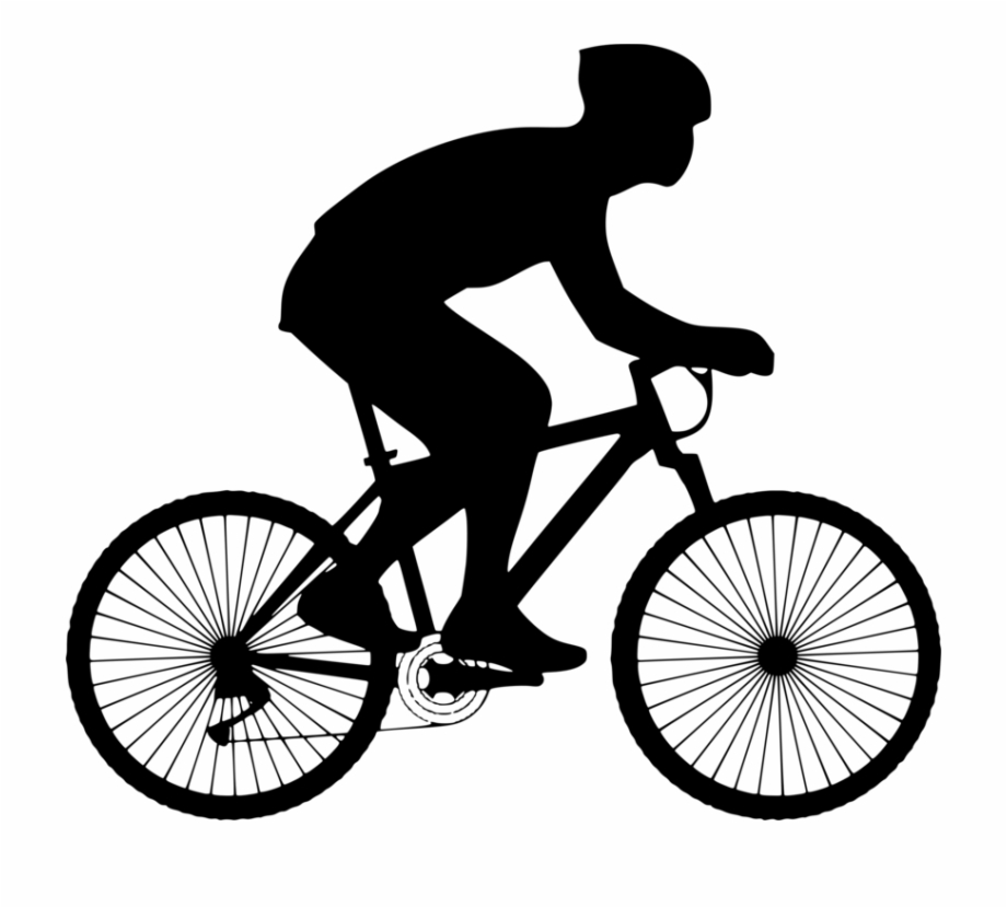 Bicycle Clipart Cycling Sport Person On Bicycle