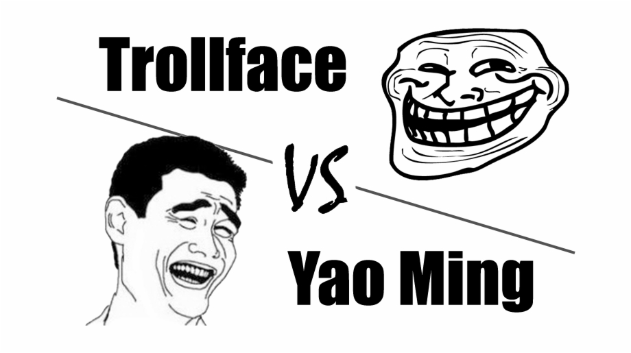 Trollface Vs Yao Ming Png Image Yao Ming