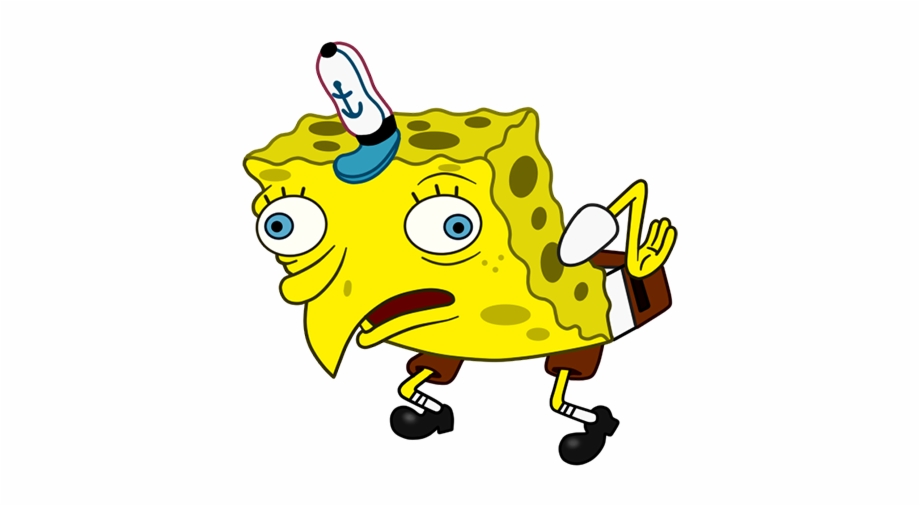 Meme Png Pluspng Mocking Spongebob