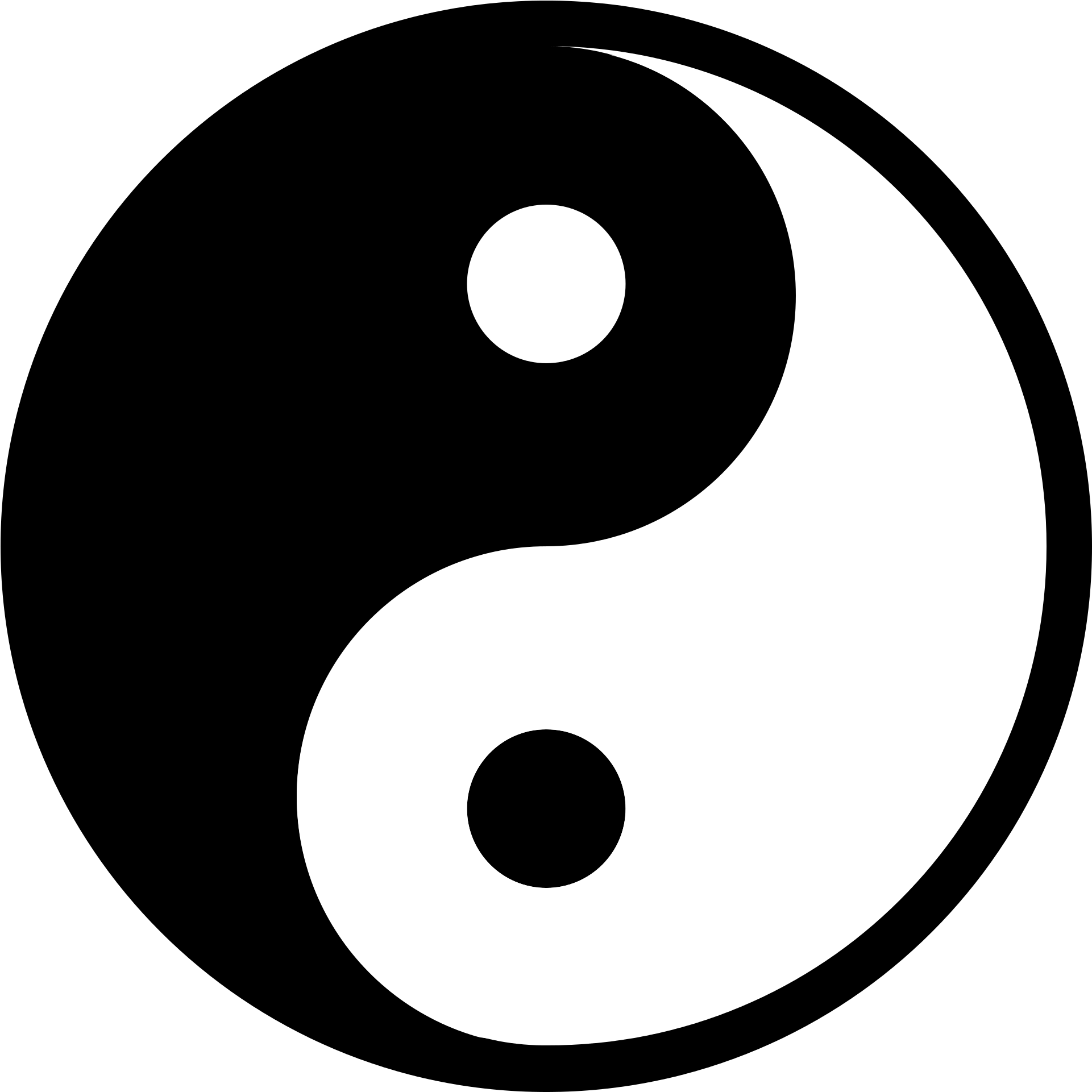 Yin and yang Symbol Clip art - yin yang png download - 500*500 - Free