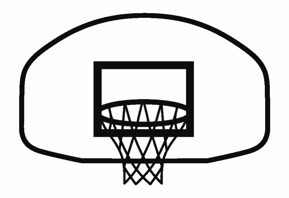 Basketball Net Silhouette Png Vector Transparent Download Basketball