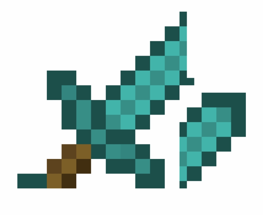 Broken Dimond Sword Minecraft Sword Diamond
