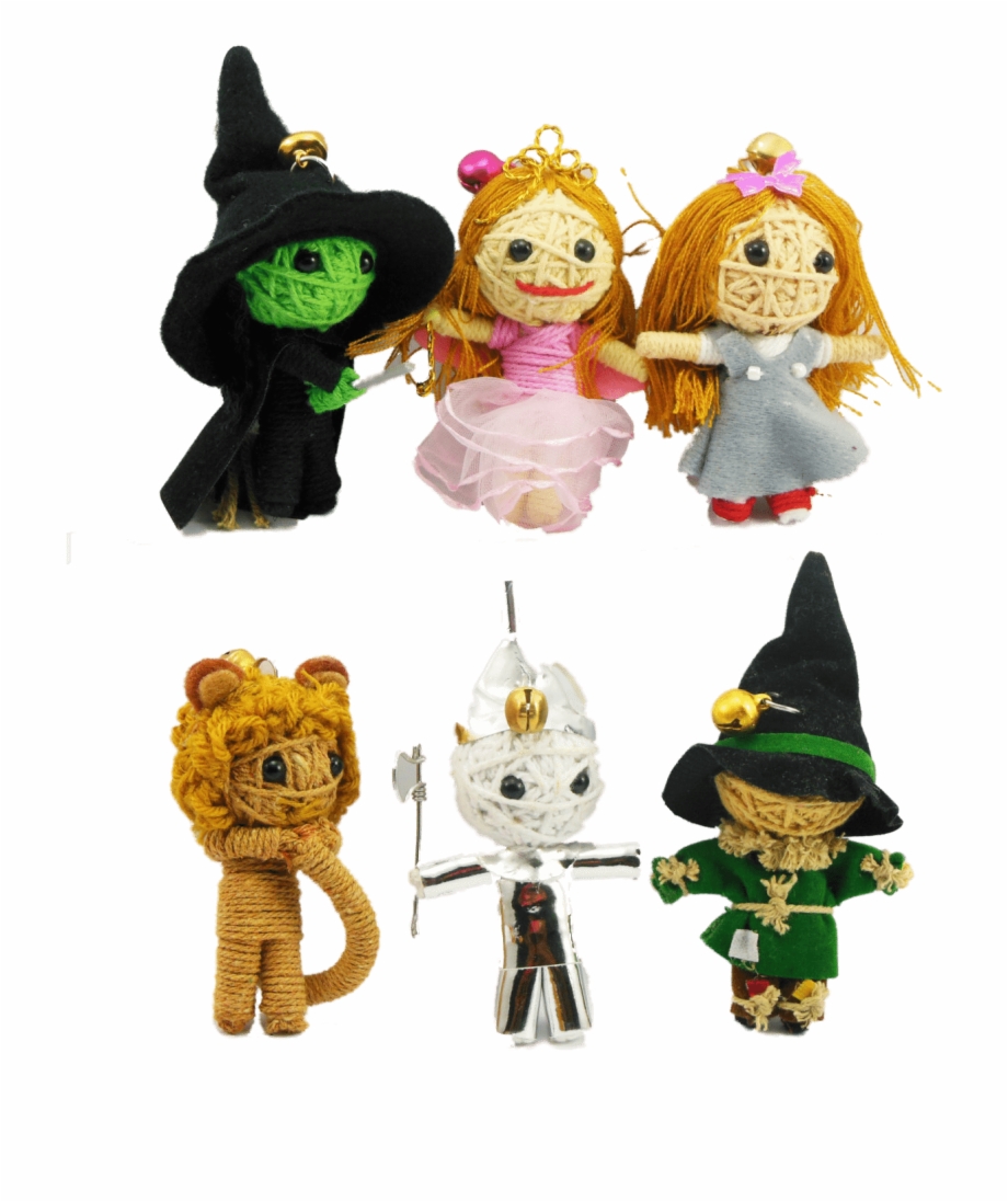 Wizard Of Oz Set Of Six Voodoo Dolls