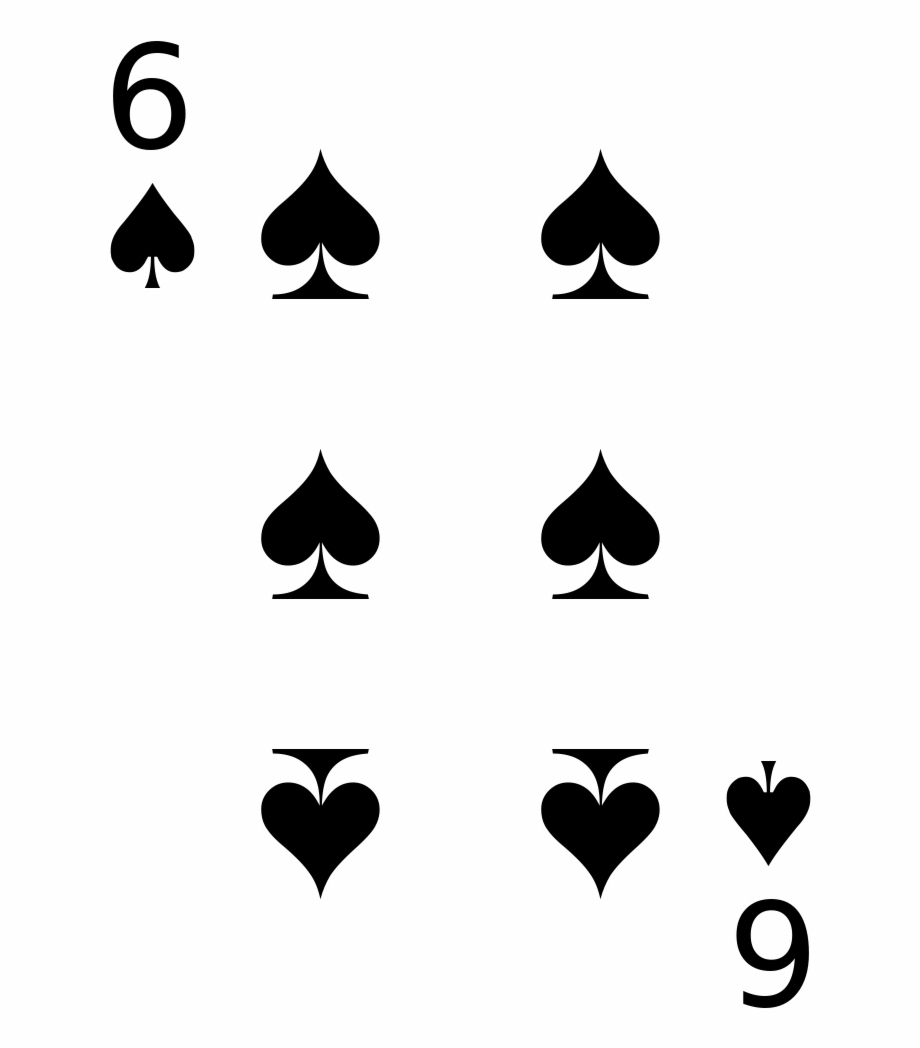 Cards 6 Spade 4 Of Spade Card