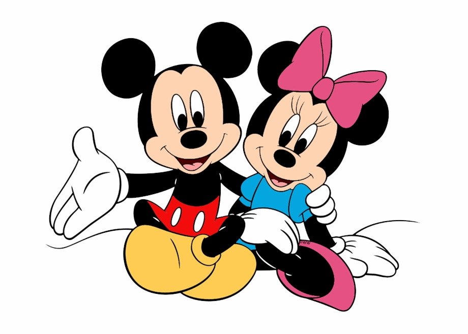Mickey Minnie Posing Mickey Mouse