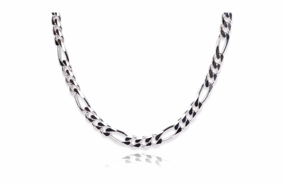 Silver Chain Free Png Image Mens Chain Link