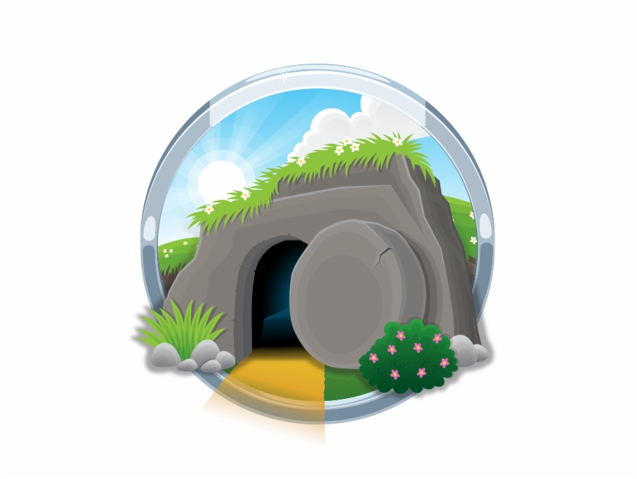 easter tomb clipart