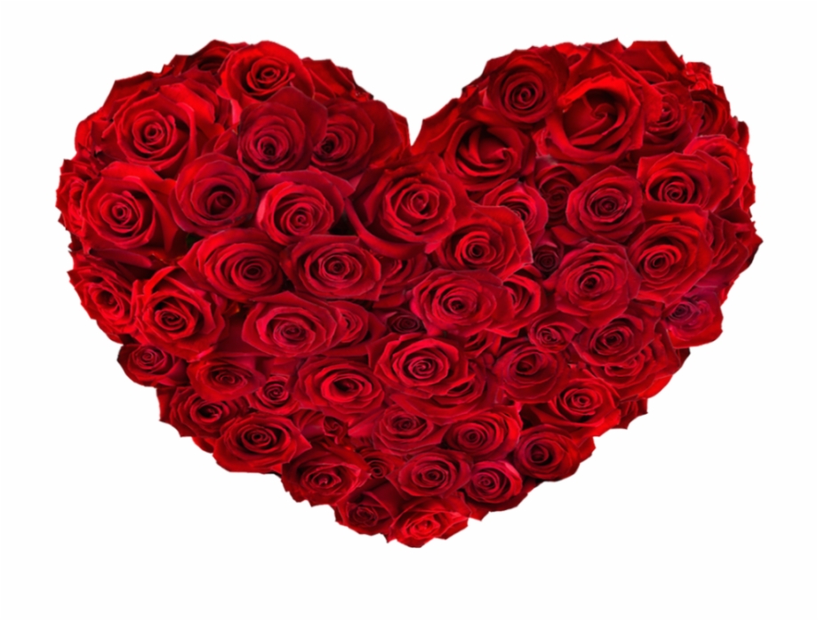 Free Download High Quality Red Roses Heart Png