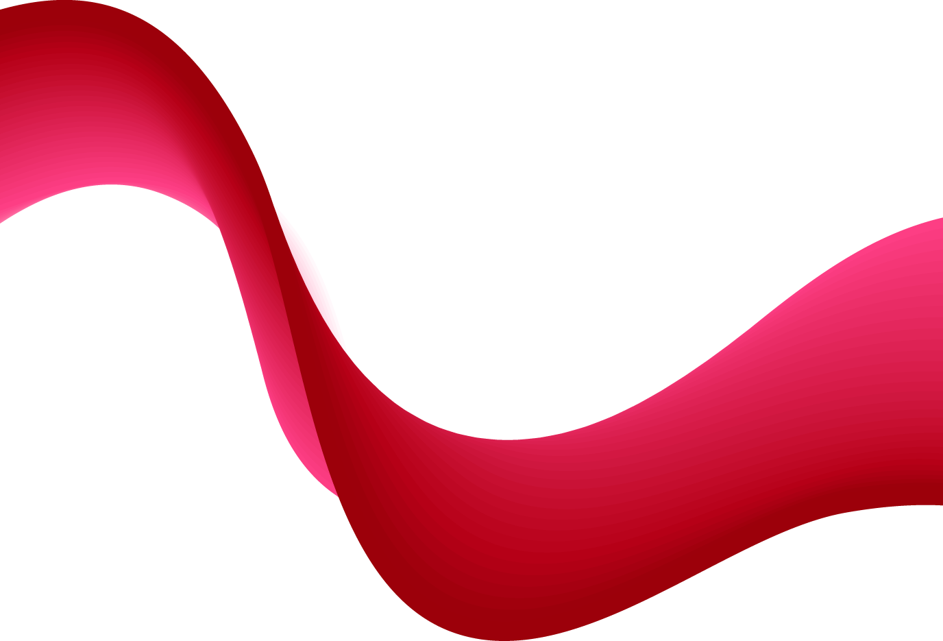 Close Up Font Wave Design Arc Transprent Red