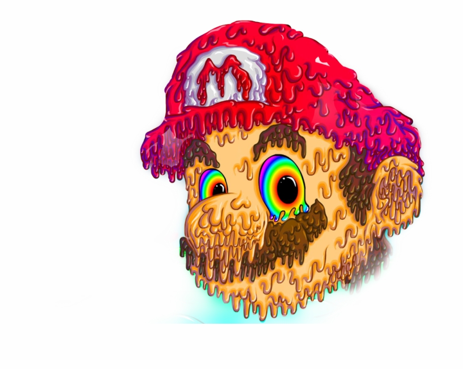 Mario Art Tumblr Pngtumblr Transparent Background Mario Psychedelic ...