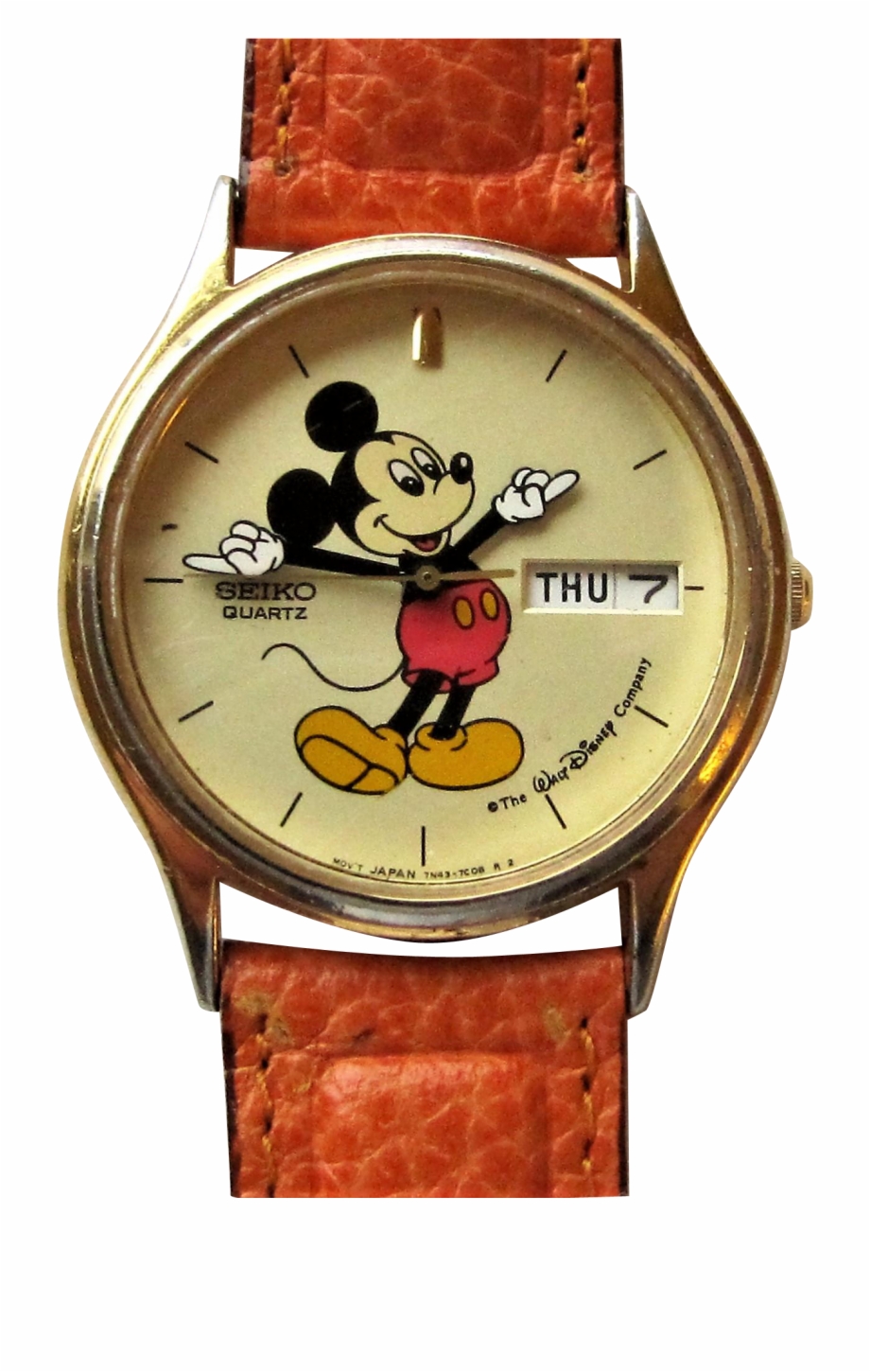 Seiko Men S Mickey Mouse Watch Png Transparent