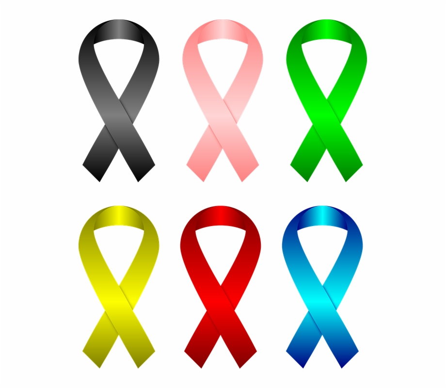 Awareness Ribbon Ribbons Support Charity Orange And Purple